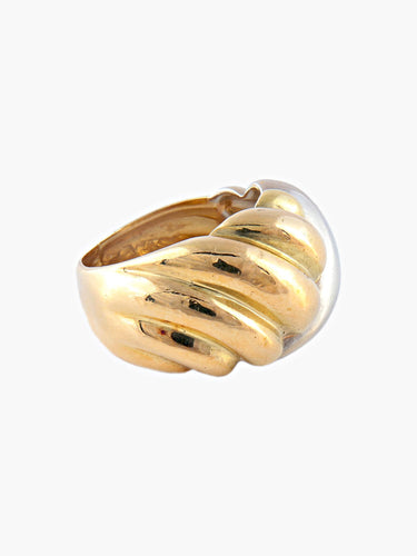 Bague Bague Dôme 2 Ors 58 Facettes