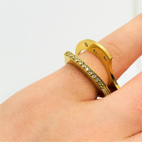 Bague 51 et 53 Ensemble de Bagues Or Diamants 58 Facettes 20400000586