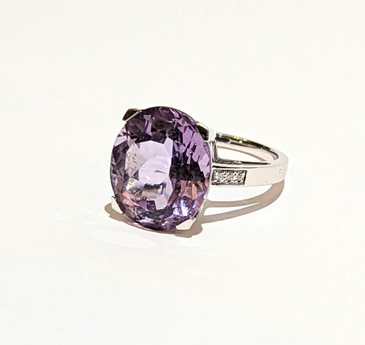 Bague MAUBOUSSIN Bague or blanc améthyste 58 Facettes