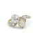 Bague Bague diamants & perle 58 Facettes 230155R