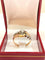 Bague Bague ancienne or rose et blanc trilogie de diamants 58 Facettes