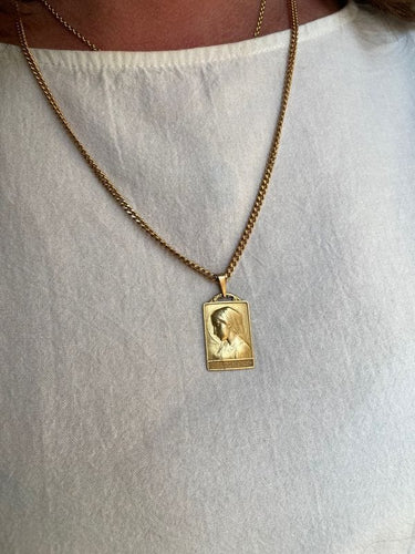 Pendentif MÉDAILLE VIERGE SIGNÉE H.DROPSY 58 Facettes 054231