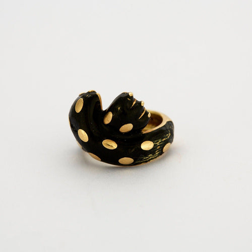 Bague 49 FRED – Bague Panthère Email 58 Facettes