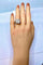 Bague 51 Bague 2 Ors pavée de Diamants 58 Facettes AB225