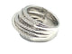 Bague MESSIKA. Bague "Gatsby Méli-Mélo" or blanc et diamants 58 Facettes