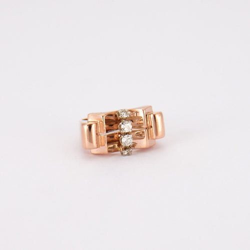 Bague 47 Bague Tank Diamants 58 Facettes