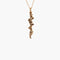Collier Collier or jaune, diamants bruns et blancs 58 Facettes P1L14