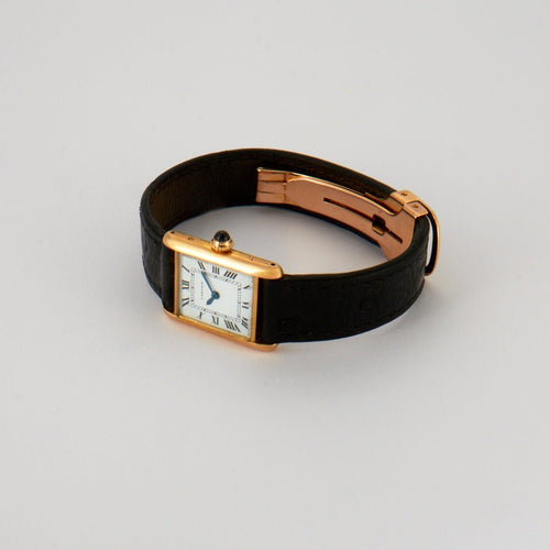 Montre CARTIER - Montre Mini Tank or jaune 58 Facettes