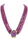 Collier COLLIER 4 RANGS RACINES DE RUBIS 58 Facettes 070161