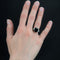 Bague 53 Bague art déco saphir diamants ancienne 58 Facettes 22-108