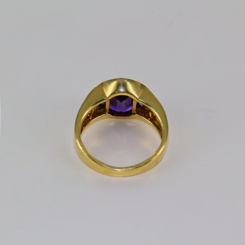 Bague Bague Améthyste en or jaune 58 Facettes