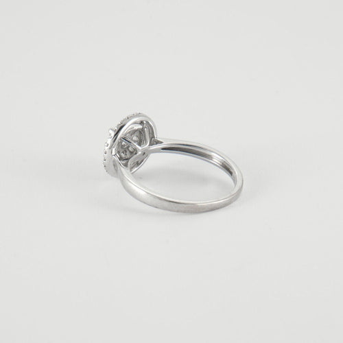Bague 54.5 Bague Diamants tailles brillant et baguette 58 Facettes EL2-63
