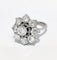 Bague 53 Bague or blanc marguerite diamants 58 Facettes 1-881/1