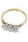 Bague BAGUE ANCIENNE JARRETIÈRE DIAMANTS 58 Facettes 053811