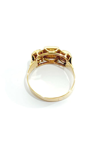 Bague 54 Bague Tank Or Diamants 58 Facettes 3142/1