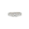 Bague 54 Bague solitaire Or blanc Diamant 58 Facettes 120402R-220256R