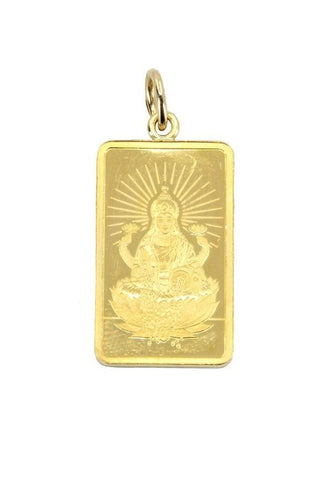 Pendentif PENDENTIF LINGOTIN 5 GRAMMES " LAKSHMI" 58 Facettes 041451