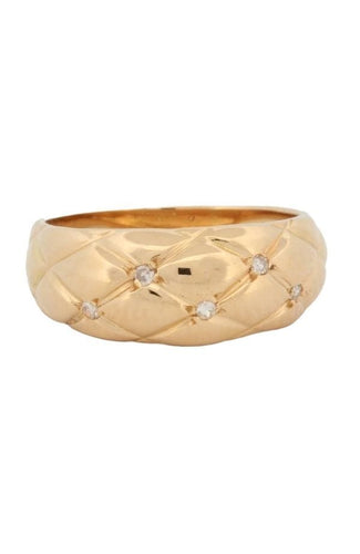 Bague BAGUE MODERNE JONC DIAMANTS 58 Facettes 054521