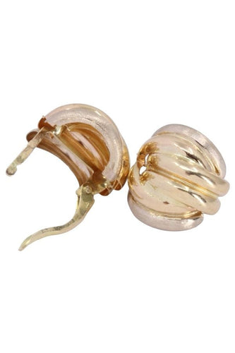 Boucles d'oreilles Boucles d'oreilles nœuds Or jaune 58 Facettes 077121