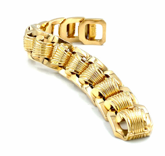 Bracelet Bracelet Tank or rose 18K 58 Facettes