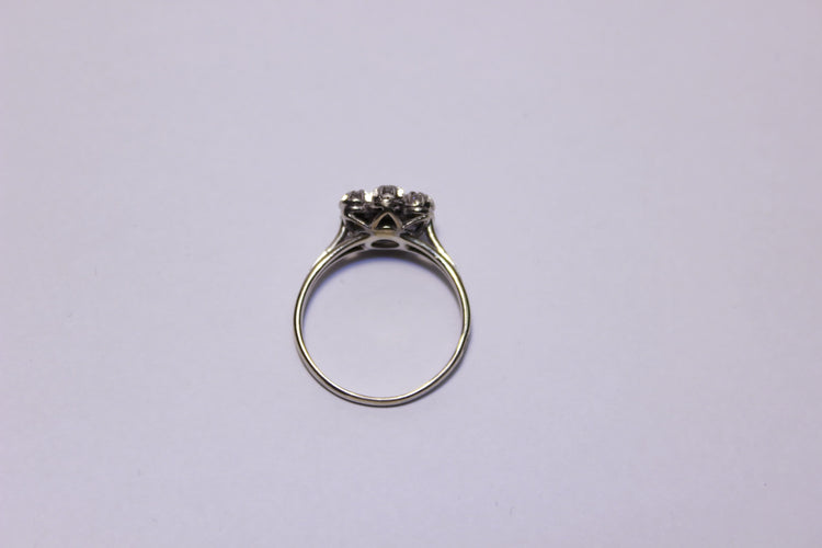 Bague 56 Bague Marguerite Diamants 58 Facettes