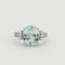 Bague 53 Bague Aigue-marine Diamants 58 Facettes