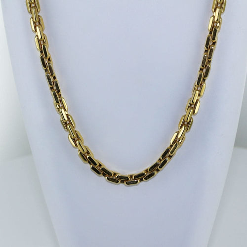 Collier Collier maille fantaisie fermoir saphir 58 Facettes