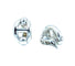 Boucles d'oreilles Hermès. Collection Chaîne d’ancre, boucles d’oreilles argent 58 Facettes