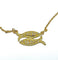 Collier Collier poissons tête à queue en or 18 carats et diamants 58 Facettes