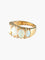Bague 51 Bague Jarretière Opales Diamants 58 Facettes