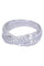 Bague 57 BAGUE ENTRELACÉE OR BLANC DIAMANTS 58 Facettes 078321