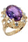 Bague BAGUE MODERNE SAPHIR VIOLET 58 Facettes 044551