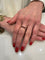 Bague DEMI-ALLIANCE RUBIS 58 Facettes 059631