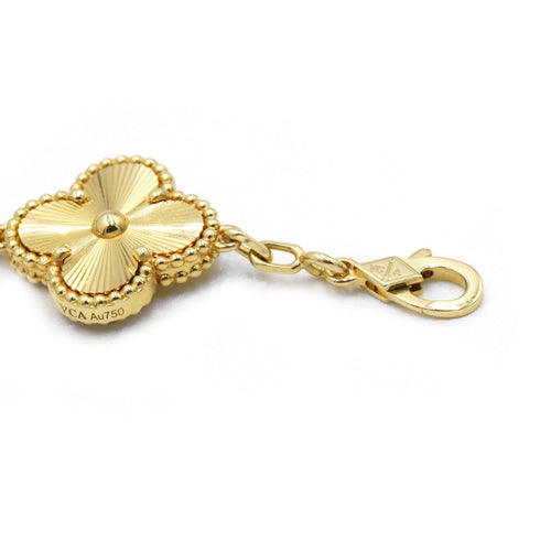 Bracelet Bracelet VAN CLEEF AND ARPELS "Alhambra" or jaune 58 Facettes R220077