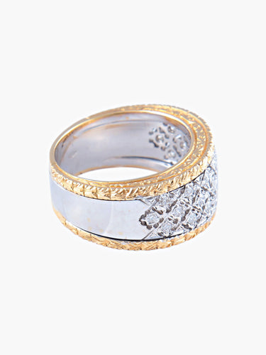 Bague 53 Bague Dentelle Diamants 58 Facettes