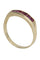Bague DEMI-ALLIANCE RUBIS 58 Facettes 059631