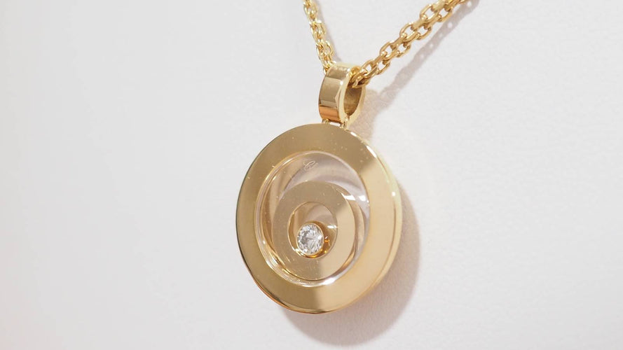 Collier Chopard - collier Happy spirit en or jaune, diamant 58 Facettes 31980