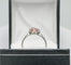 Bague Bague solitaire Platine et Diamant de synthèse rose 58 Facettes
