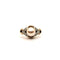Bague 54 Bague vintage or jaune et perle de culture 58 Facettes 3635