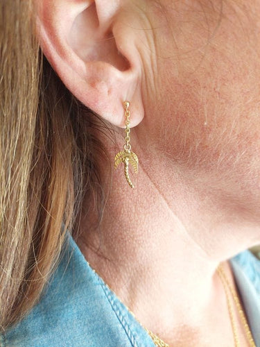 Boucles d'oreilles BOUCLES D'OREILLES PENDANTES PALMIERS 58 Facettes 072881