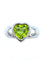 Bague PIAGET. Bague or blanc 18K et péridot 58 Facettes