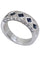 Bague 55 BAGUE STYLE ART-DÉCO SAPHIRS ET DIAMANTS 58 Facettes 057751