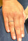 Bague 53 Alliance or jaune et diamants 58 Facettes