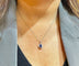 Collier Collier Saphir poire Diamants 58 Facettes