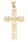 Pendentif CROIX ANCIENNE AJOURÉE 58 Facettes 058041