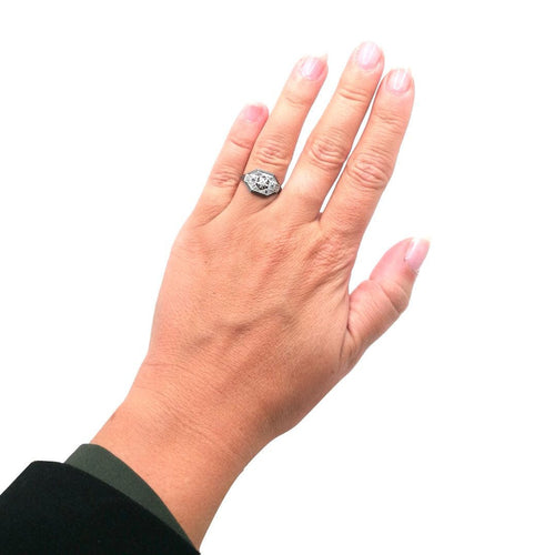 Bague Bague Art Déco Diamants 58 Facettes 2454
