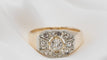 Bague 57 Bague Art Déco Diamants 58 Facettes 30396