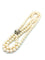 Collier Collier double rangs perles, fermoir or blanc et diamants 58 Facettes