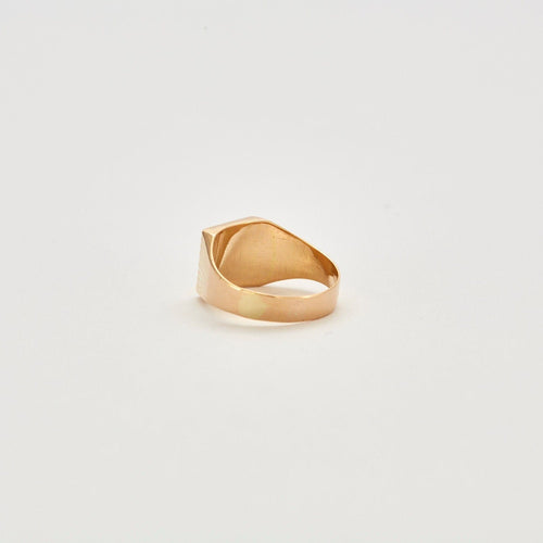 Bague 45.5 Chevalière Or jaune 58 Facettes