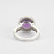 Bague 52 Poiray - bague améthyste cabochon, or blanc 58 Facettes